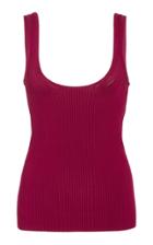 Zimmermann Wavelength Ribbed-knit Tank Top