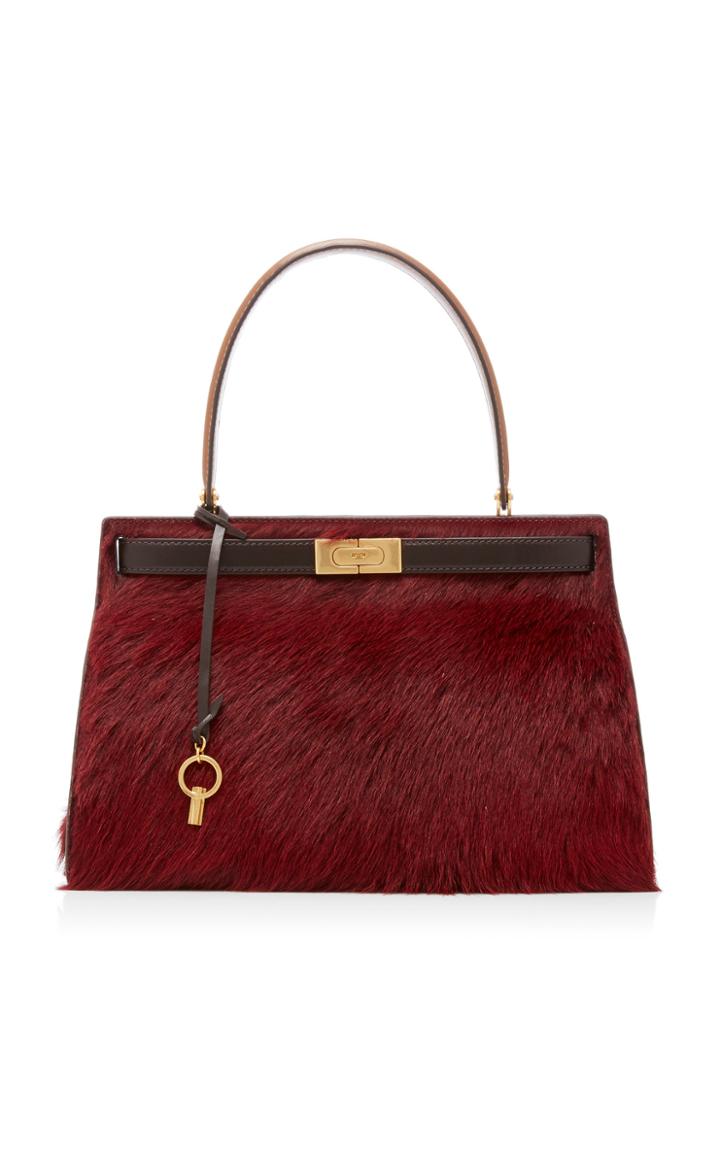 Tory Burch Lee Radziwill Embossed Satchel