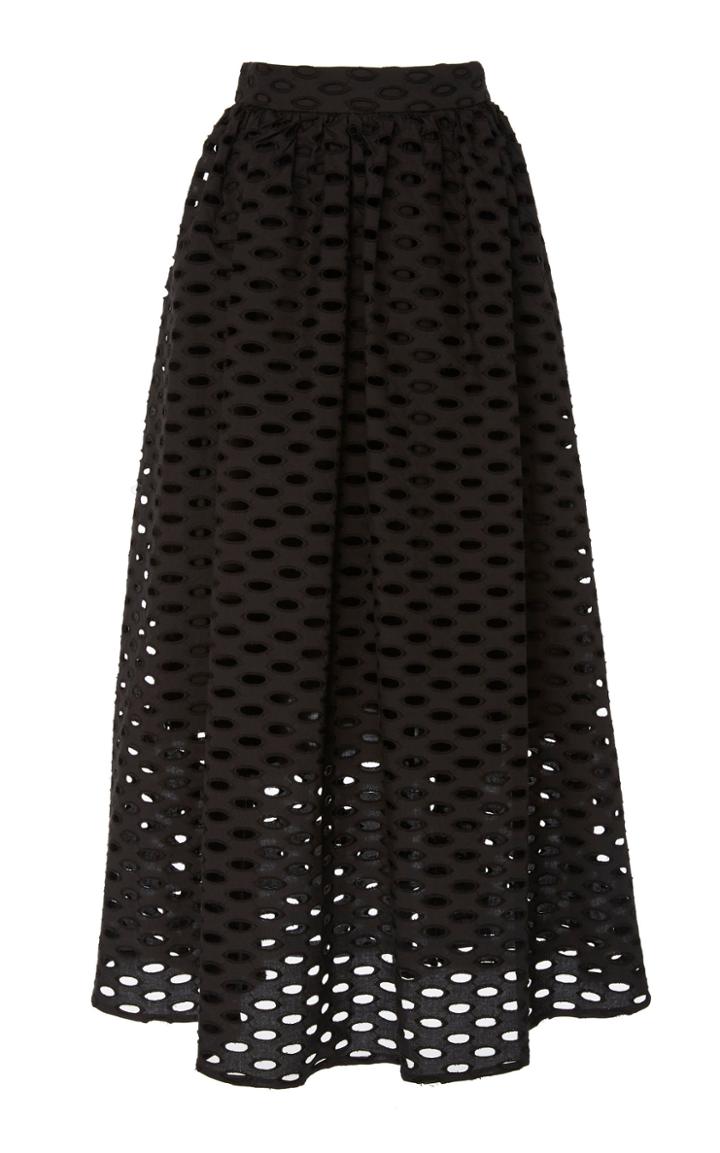 Mara Hoffman Cecelia Eyelet Midi Skirt