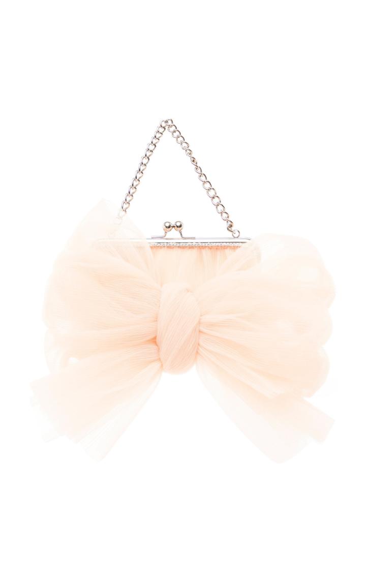 Moda Operandi Mach & Mach Tulle Bow Clutch