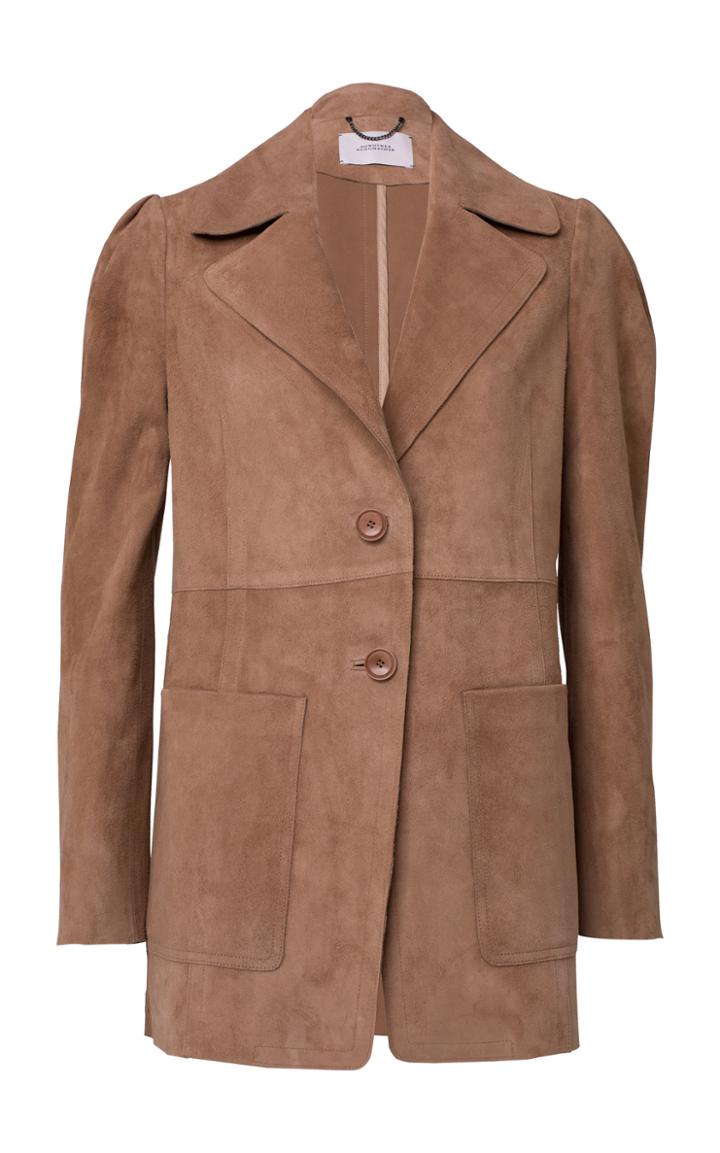 Moda Operandi Dorothee Schumacher Velour Softness Suede Blazer