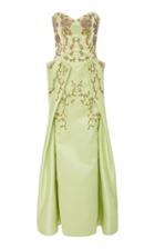 Zac Posen Embellished Duchess Gown