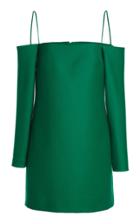 Moda Operandi Emilia Wickstead Maida Off-the-shoulder Wool Mini Dress