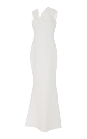 Moda Operandi Cushnie Bridal Candice Off Shoulder Bodice Gown With Train