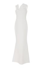 Moda Operandi Cushnie Bridal Candice Off Shoulder Bodice Gown With Train
