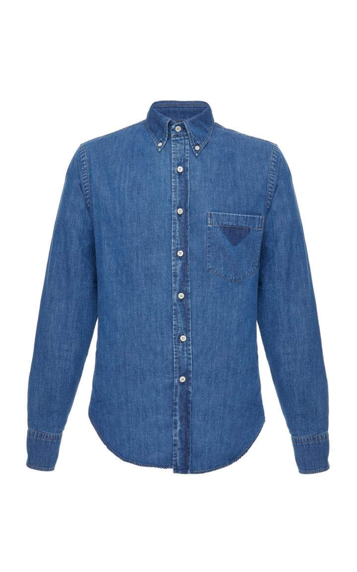 Prada Denim Button-up Shirt