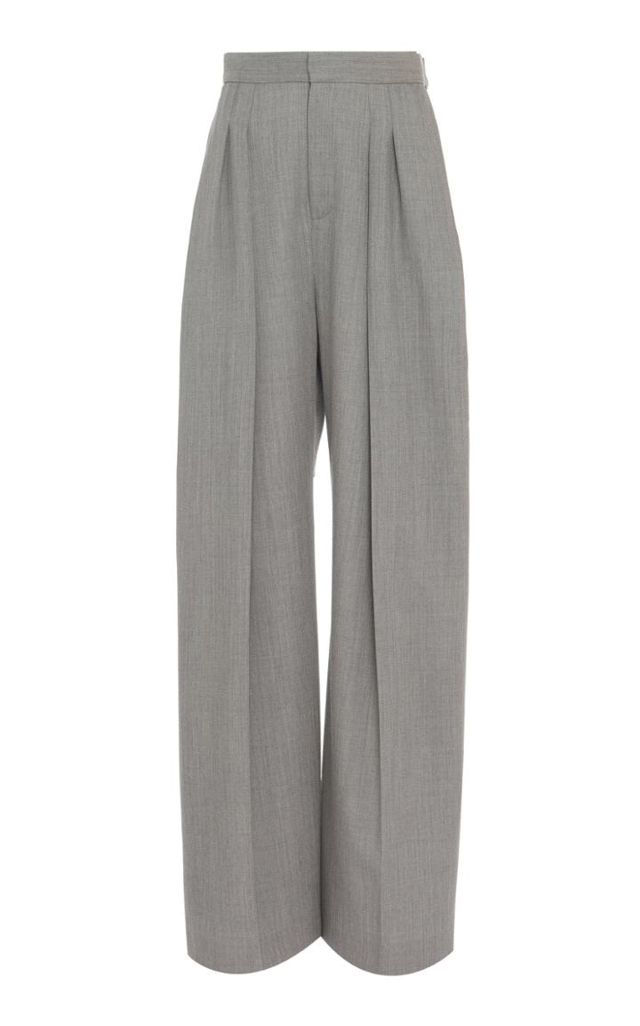 Moda Operandi Jw Anderson Belted Wool Wide-leg Pants Size: 8