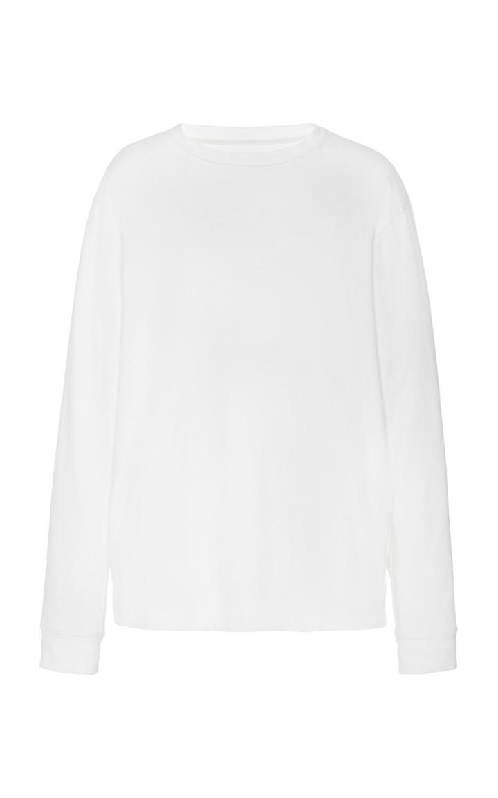Moda Operandi The Row Autie Drop-shoulder Cotton Top Size: Xs