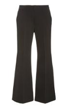 Proenza Schouler Cropped Stretch Wool Flare-leg Pants