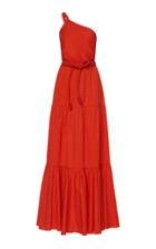 Johanna Ortiz Colorful Flourishes Cotton-blend Maxi Dress