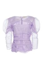 Maggie Marilyn A Full Heart Top Organza Crop Top