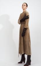 Petar Petrov Front Knotted Wrap Dress