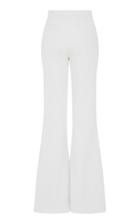 Safiyaa Halluana Crepe De Chine Flared-leg Pants Size: 38