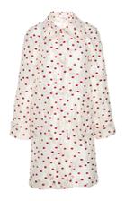 Ryan Lo Round Collar Polka Dot Jacquard Coat