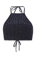 Salinas Isa Smocked Halter Bikini Top