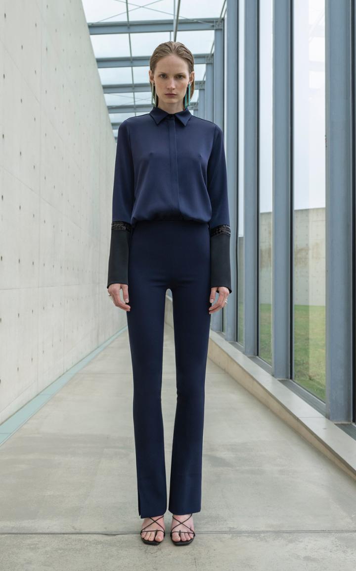 Galvan Crepe Tuxedo Pants