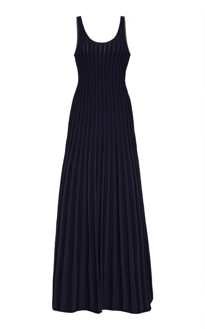 Moda Operandi Gabriela Hearst Andromeda Ribbed Wool Knit Maxi Dress Size: Xs