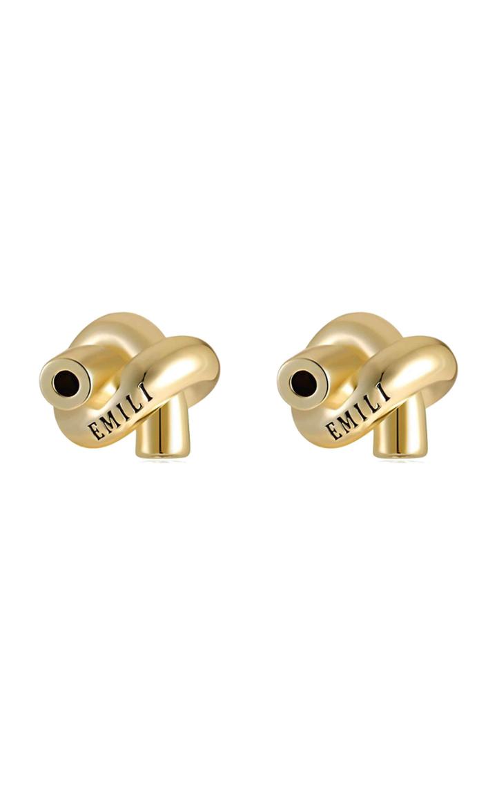 Moda Operandi Emili Roxianne Gold-plated Knot Earrings
