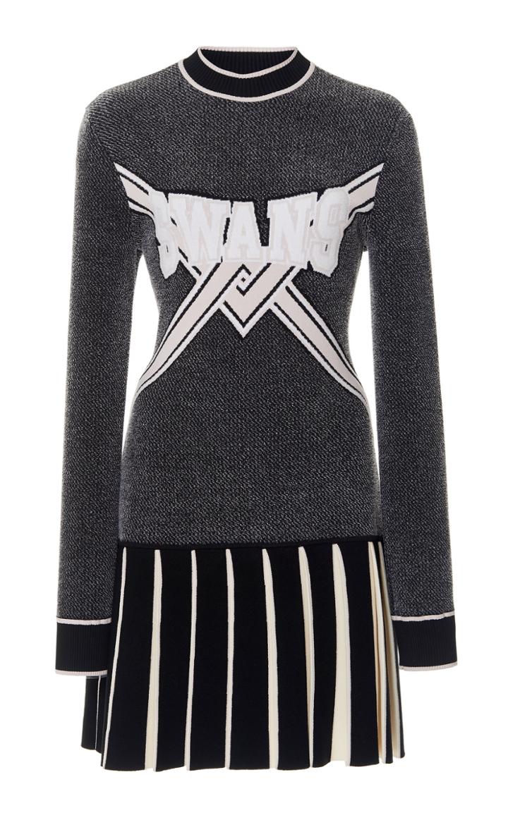 Off-white C/o Virgil Abloh Knit Swans Dress