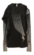Versace Beaded Silk Blouse