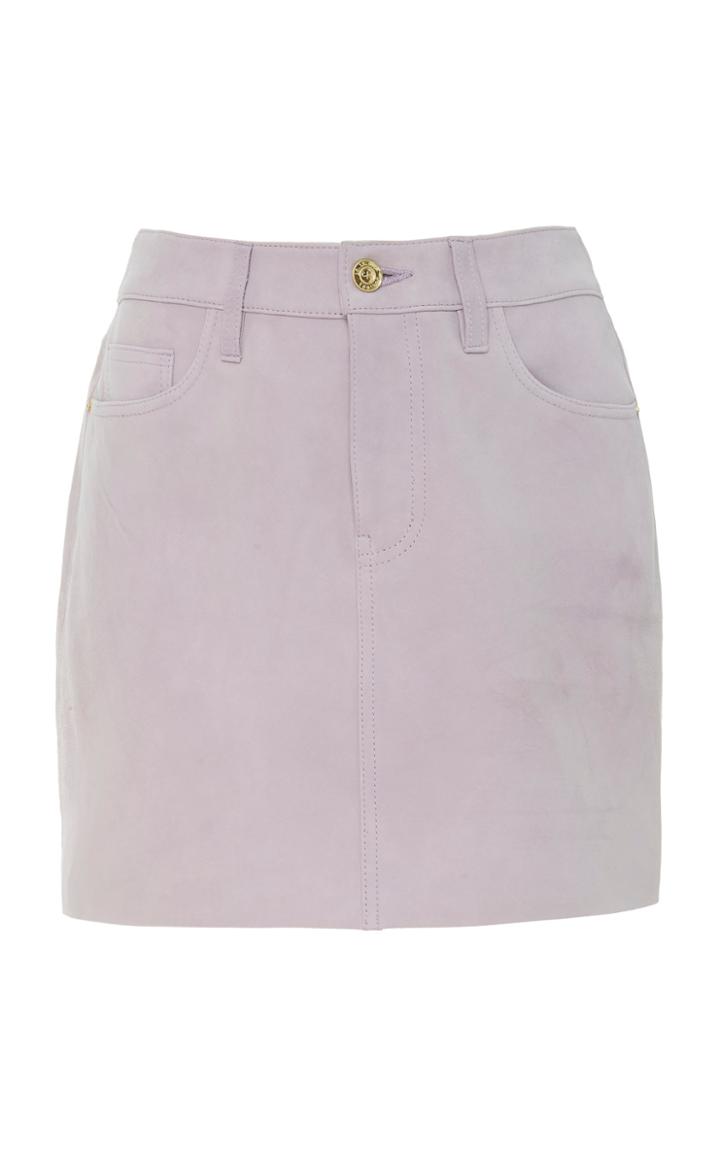 Current/elliott 5-pocket Suede Mini Skirt