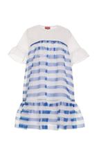 Moda Operandi Staud Florence Printed Crepe Organza Dress