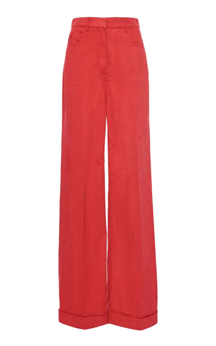Moda Operandi Philosophy Di Lorenzo Serafini Cotton-drill High-rise Wide-leg Trouser
