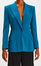 Moda Operandi Sergio Hudson Single-breasted Crepe Blazer