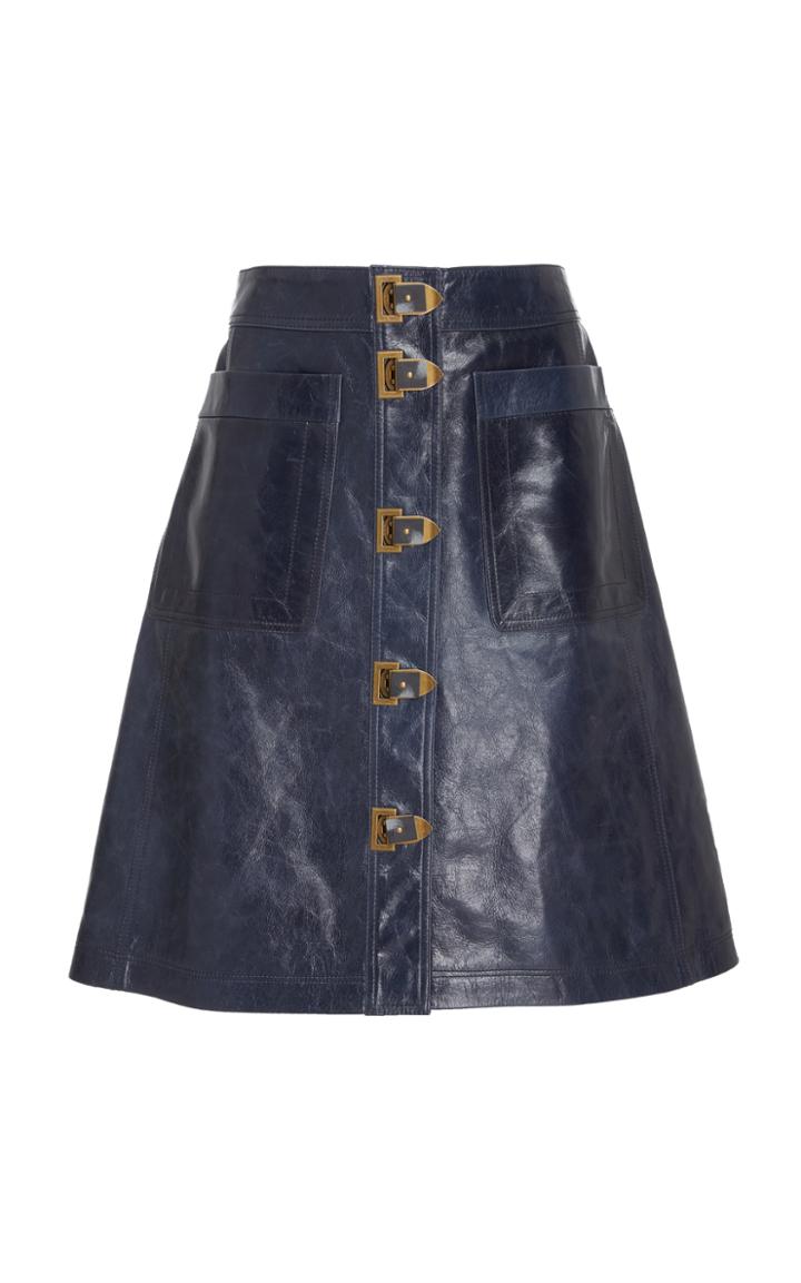 Tory Burch Bianca Leather Skirt