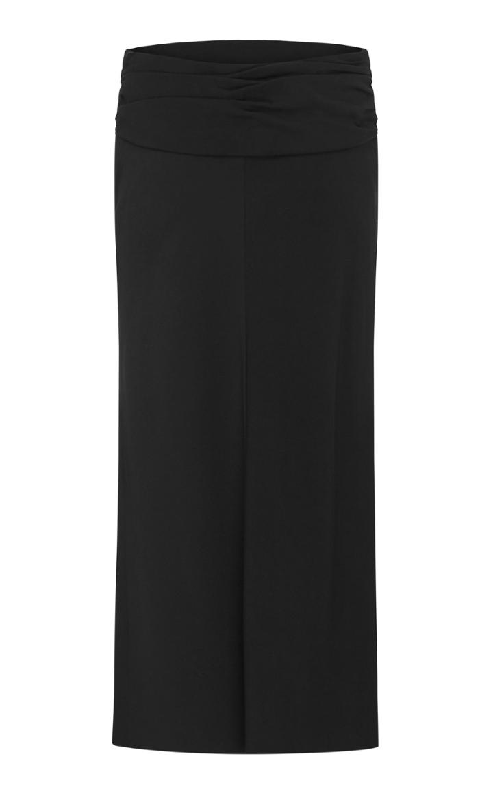 Moda Operandi Harris Tapper Tate Ruched Suiting Maxi Skirt