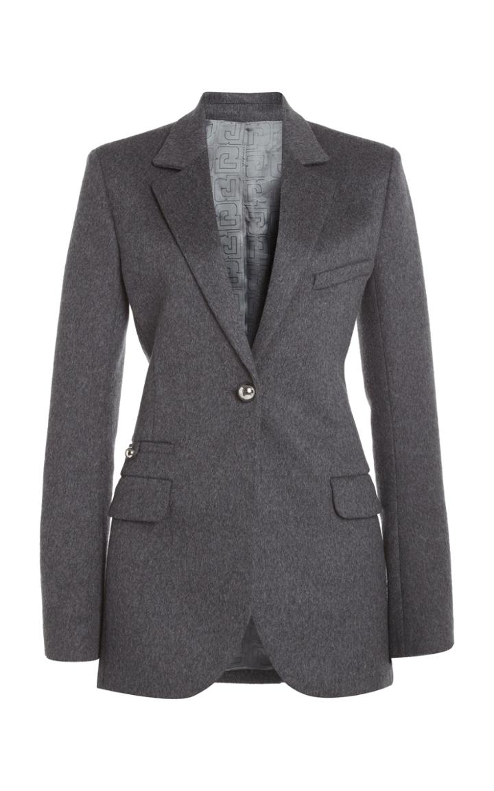 Moda Operandi Paco Rabanne Single-breasted Cady Blazer