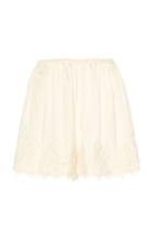 Moda Operandi Markarian Thisbe Satin And Lace Shorts Size: Xs