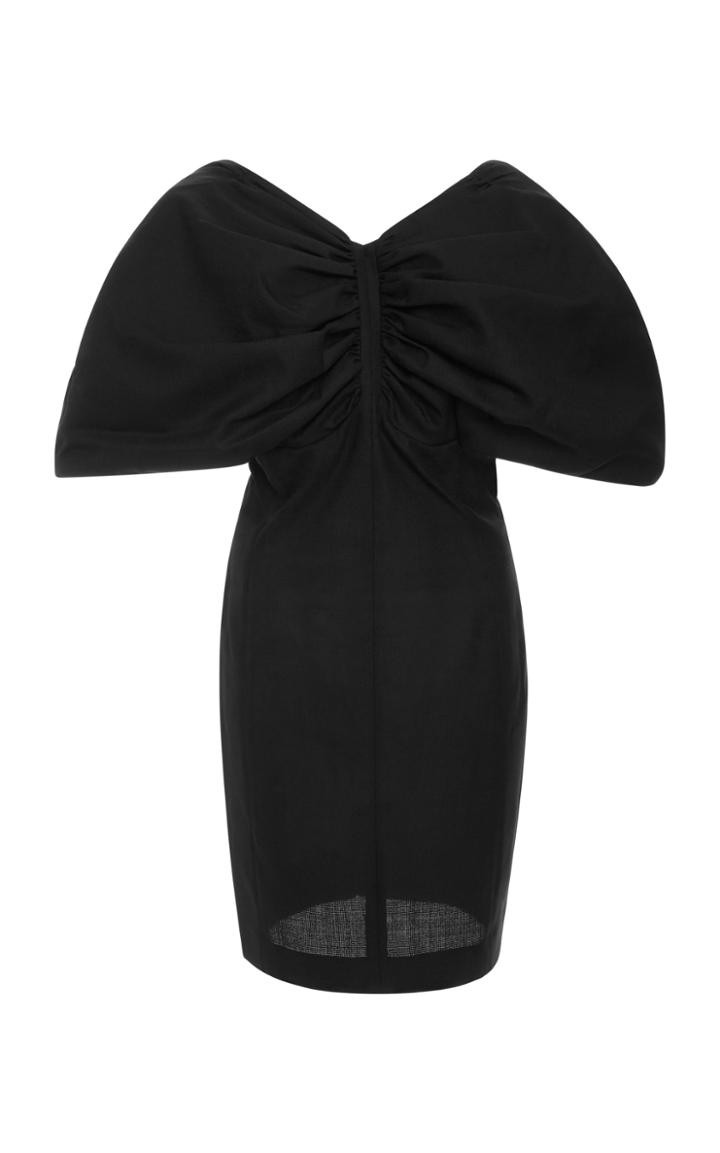 Jacquemus Puff Sleeve Wool Mini Dress