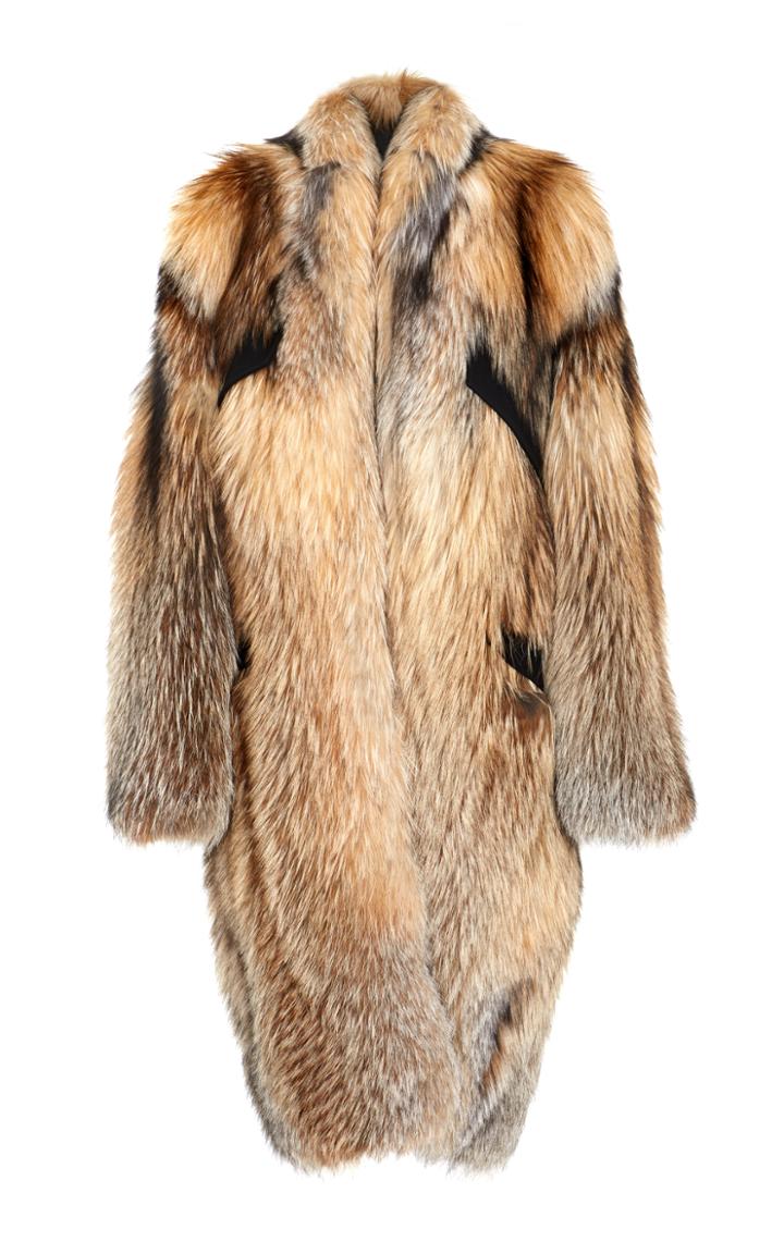 Sally Lapointe Smokey Fox Cocoon Coat
