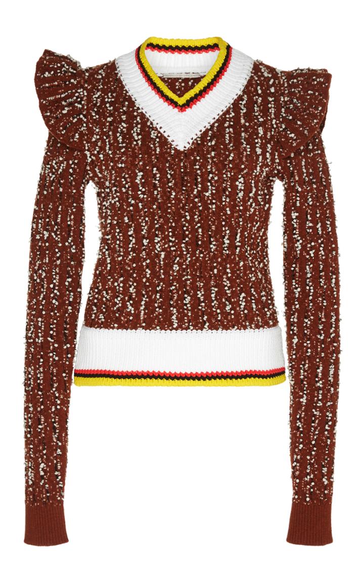 Marco De Vincenzo Boucle' V Neck Jumper