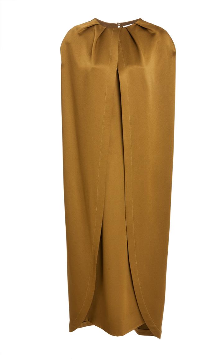 Marina Moscone Gia Cape Dress