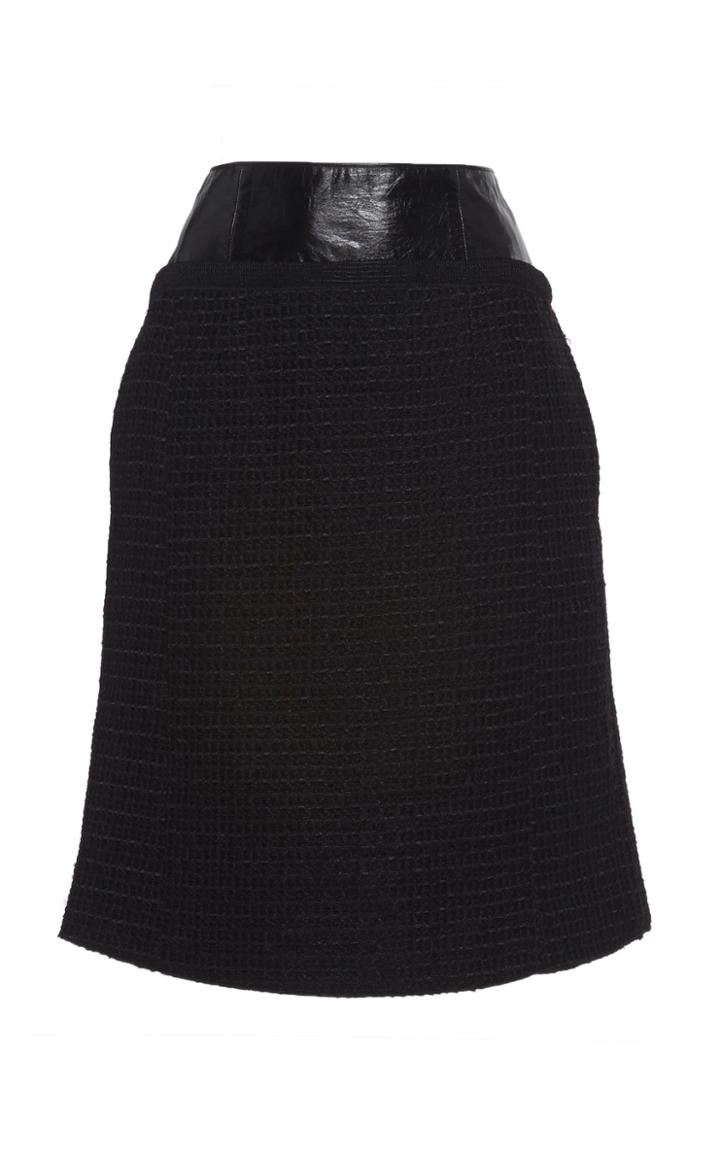 Olivier Theyskens Troca Straight Wool-blend Skirt