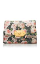 Dolce & Gabbana Welcome Mini Floral-print Leather Bag