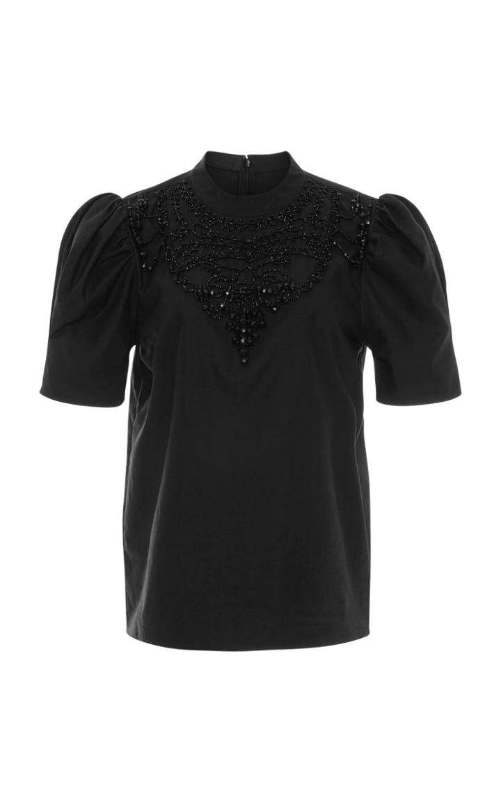 Co Beaded Neck Top