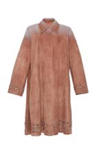 Bottega Veneta Dusty Calf Suede Coat