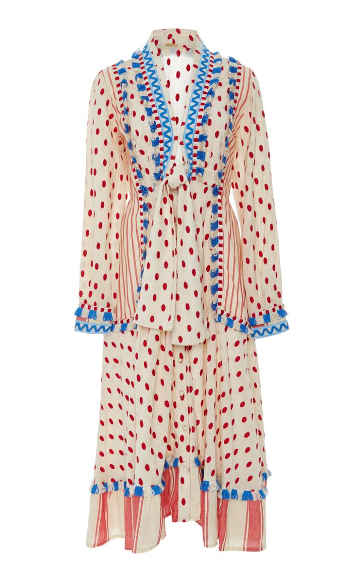 Dodo Bar Or Padma V-neck Tie Dress