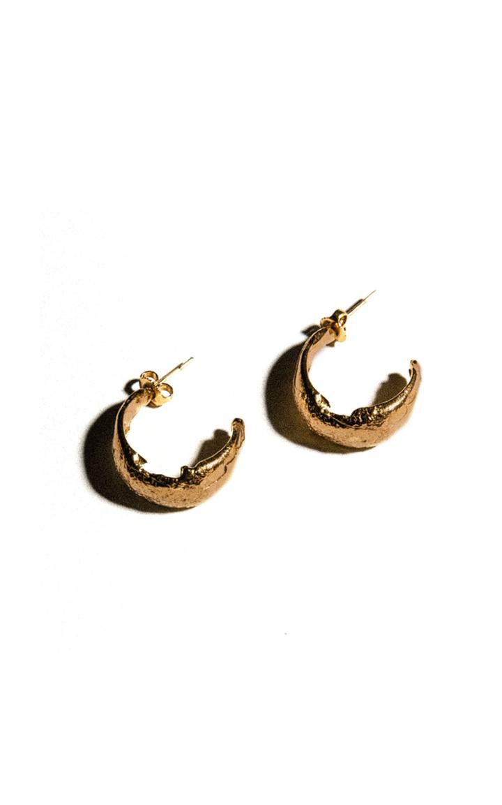 Moda Operandi Pamela Card Armour Amour 24k Gold-plated Earrings