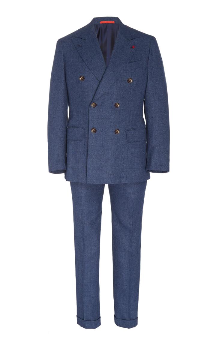 Isaia Musa Double Breasted Suit