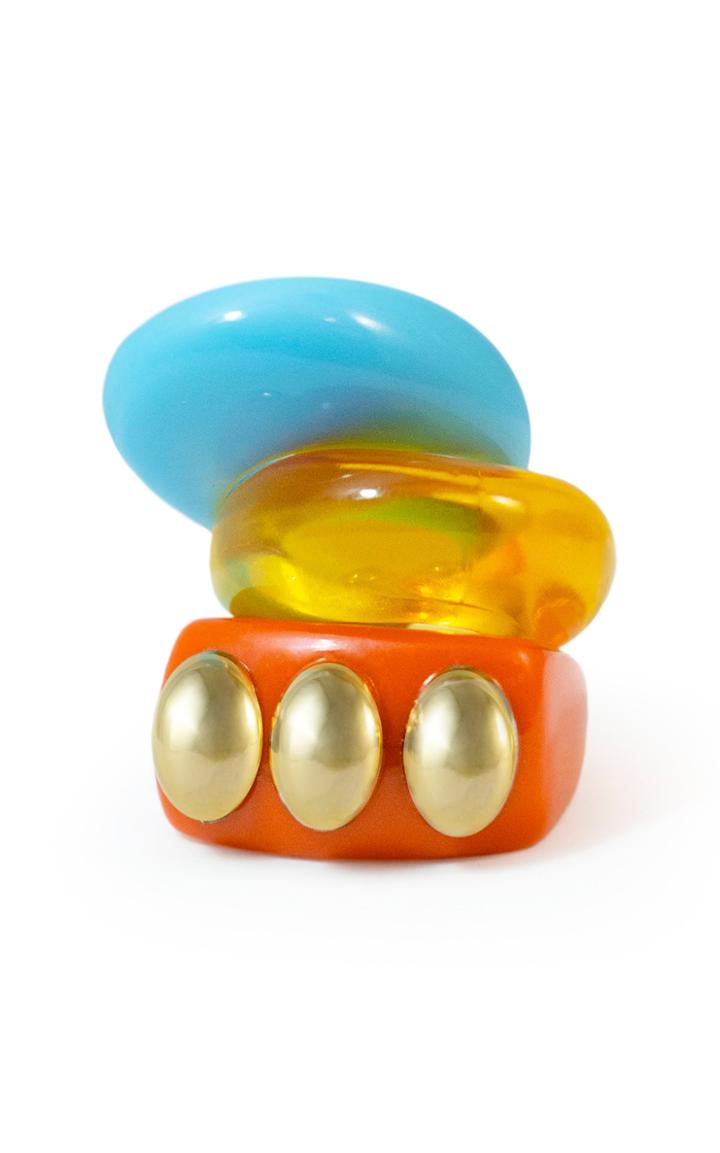 Moda Operandi La Manso Pia Colada Set Resin Rings