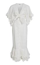 We Are Kindred Virginie Tie Front Midi Dress
