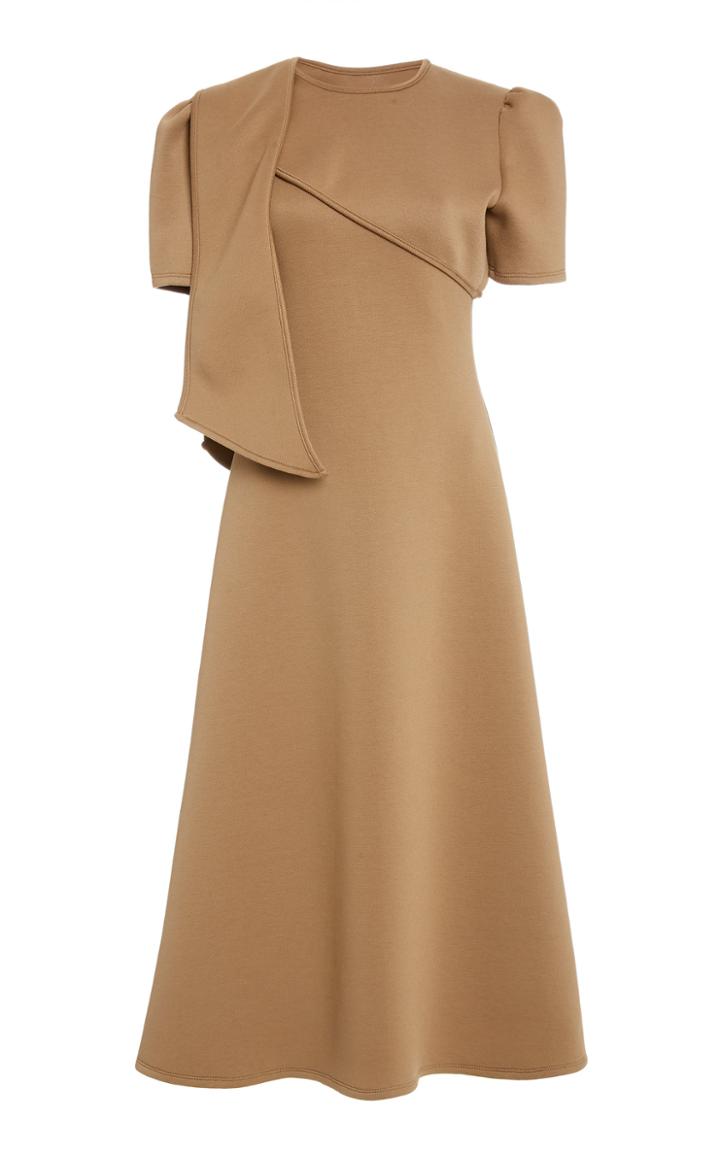 Beaufille Elion Sash-detailed Cady Midi Dress