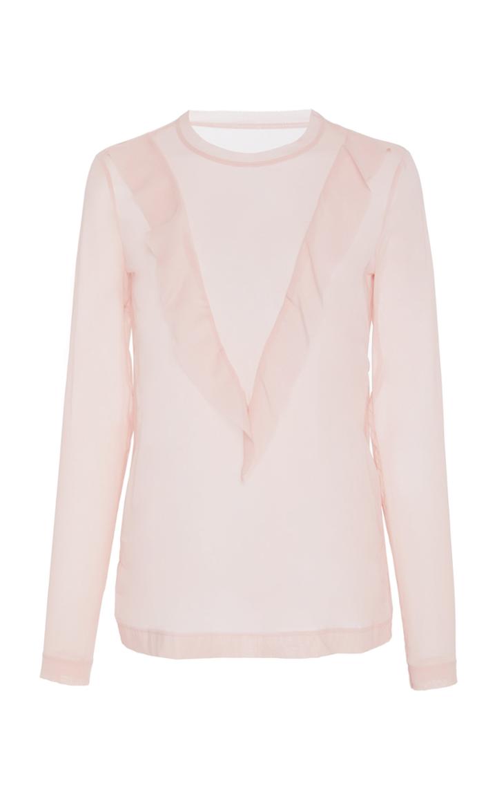 Red Valentino Stretch Silk Top