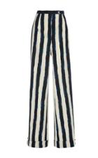 Alberta Ferretti Straight Stripe Trouser