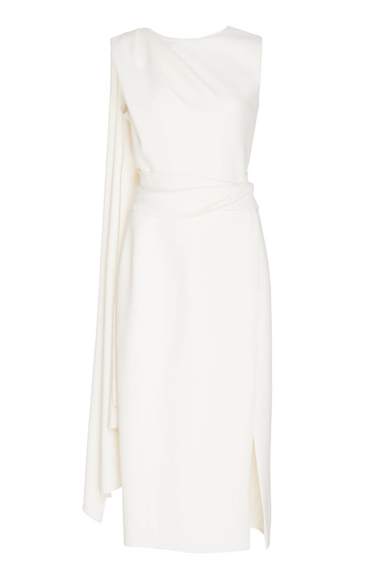 Oscar De La Renta Wool-blend Midi Dress