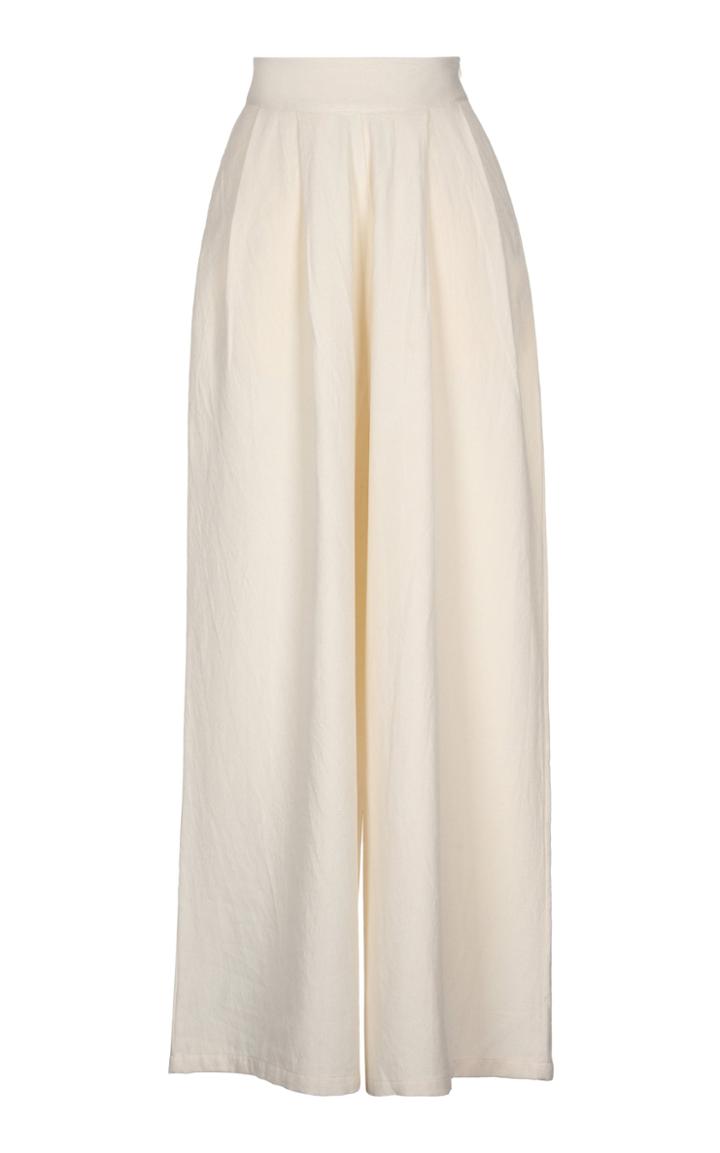 Moda Operandi Escvdo Acasia Organic Cotton Wide-leg Pants